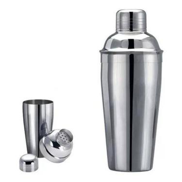 Imagem de 3X Coqueteleira Inox 750Ml Drink Caipirinha
