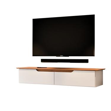 Imagem de Rack Suspenso Eros Off White Com Freijo