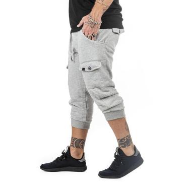 Imagem de Bermuda Moletom Masculina Overtraining Cargo 3/4-Masculino