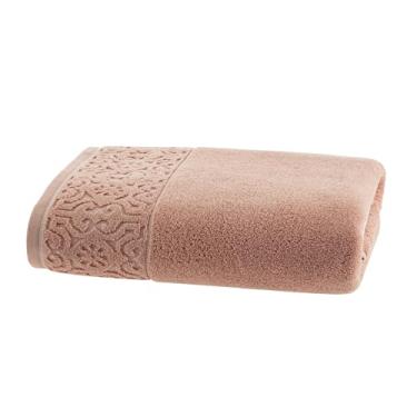 Imagem de Toalha Banh�o Super Soft Arabesco Zero Twist � 80x150cm � 500g/m� � Alta Absor��o, Toque Macio e Secagem R�pida � Altihaus (Rosa)