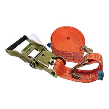 Imagem de Cinta Amarrar Carga Com Catraca Até 3 T Caminhão Carreta Lar