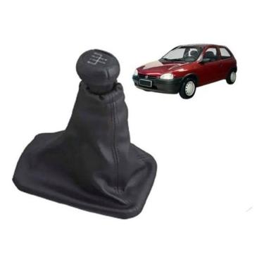 Imagem de Bola Manopla Coifa Câmbio Preta Corsa 1994 95 96 97 98 1999