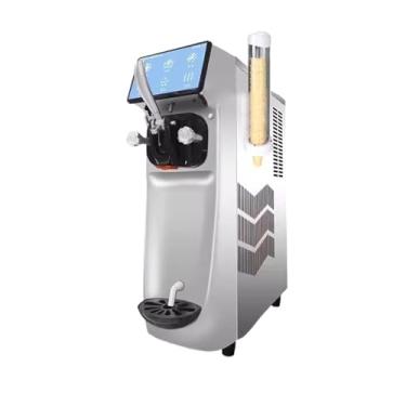 Imagem de Máquina de Raspadinha Máquina comercial de sorvete, máquina mesa, cone doce, totalmente automática Faz Sorvete Cremoso