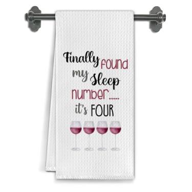 Imagem de Elefeltclave Toalhas de cozinha de vinho engraçadas, presentes para amantes de vinho, toalhas de bar de chá para decoração de bar, carrinho de cozinha, presentes de álcool engraçados, toalhas de mão