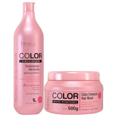 Imagem de Kit Forever Liss Color Condicionador 1000Ml + Máscara 500G