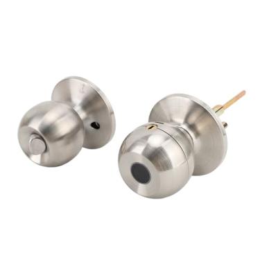 Imagem de SUNGOOYUE Fechadura Inteligente de Maçaneta de Porta Com Impressão Digital, Controle de Aplicativo, Chave de Emergência, Adequada para Portas de Escritório (prata)