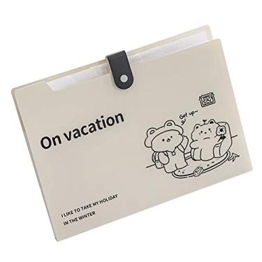 Imagem de Pasta de Arquivo Expansível, Classificação À Prova d'água Acesso Rápido Multiuso Pasta de Arquivo Acordeon 8 Camadas Rotulagem para Recibos (Tipo 3)