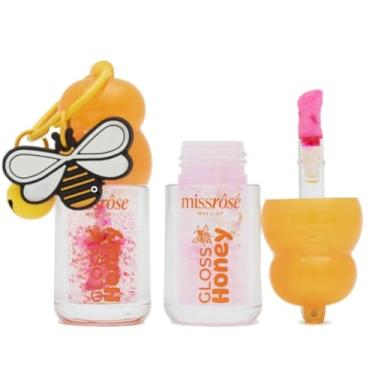 Imagem de Lip Gloss Labial de Mel Honey - Com Chaveiro de Abelha - Miss Rose - Gloss de Mel