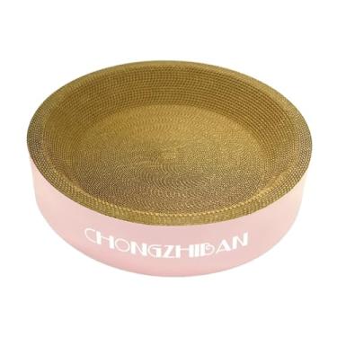 Imagem de Bothyi Arranhador para gatos, tigela, placa para arranhar, antiderrapante, respirável, confortável, a arranhões no verão para gatos, almofada para, Rosa