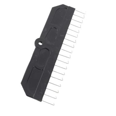 Imagem de ZJchao Cabide de Peso para Máquina de tricô Profissional Metal Plástico 18 Ganchos Fácil Instalação Peças de Reposição de Trabalho Eficiente para Máquinas de tricô 19,2x6,6cm