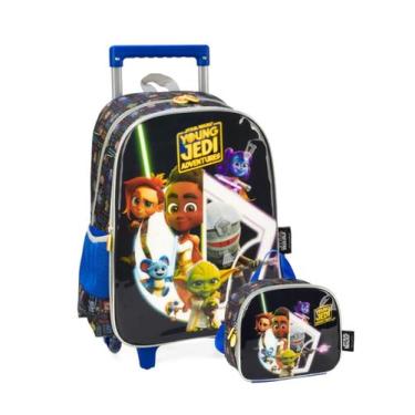 Imagem de Kit Escolar Star Wars Mochila de Rodas + Lancheira Térmica - Luxcel, A