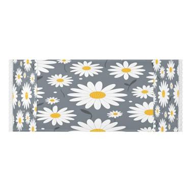 Imagem de Wassud Capas de lavadora e secadora Magritte branca, protetor de lavadora com sacos de armazenamento, capa de geladeira à prova de poeira com bolsos para lavanderia doméstica, cozinha, 120 x 55 cm