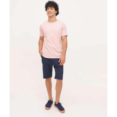 Imagem de Bermuda Masculina Sarja Chino Marisa Azul-25125 - MR, Azul, 42