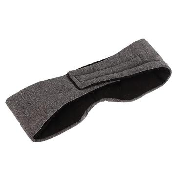 Imagem de Yinhing Máscara de Sono de Algodão, Design de Asa de Nariz 3D, Capa Blackout para Dormir, Bloqueador de Luz Ajustável Com Bolsa de Viagem (máscara de olho grande cinza)