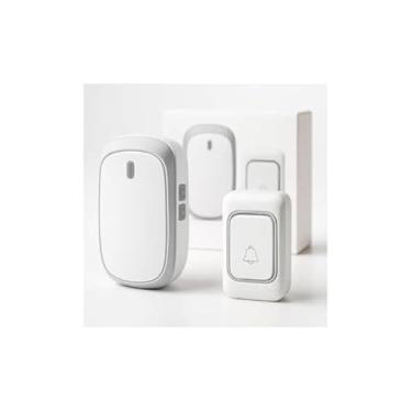 Imagem de Campainha de Caveira com Luz e Som, Halloween, Polipropileno, 30x14cm, Pilhas AAA, Olhos Vermelhos Iluminados, Decoração Dia das Bruxas