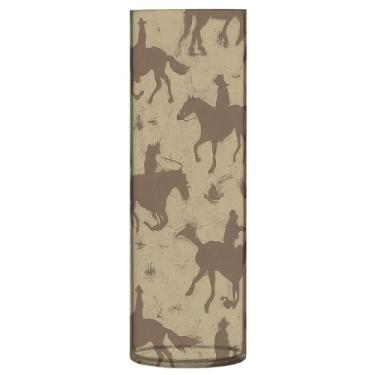 Imagem de JUZIHAI Vaso de flores Western Cowboys de 9,9 cm x 30 cm de cilindro de plástico moderno para decoração de casa de centro de mesa de casamento