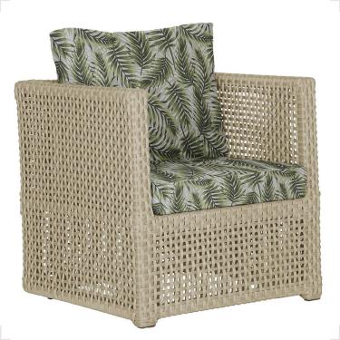 Imagem de 1 Poltrona Madri Alumínio Corda Náutica Estofado 5 Trama Rami