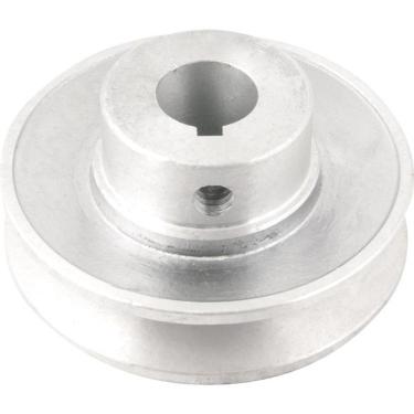 Imagem de Polia Alumínio 1 Canal Perfil A 80mm Com Furo 3-4" - Vonder