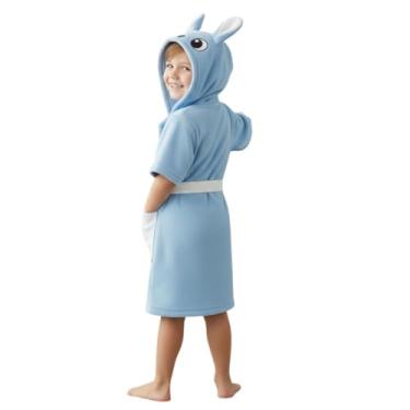 Imagem de Toalha Roupão Infantil Bebe Criança Piscina Capuz Bichinho