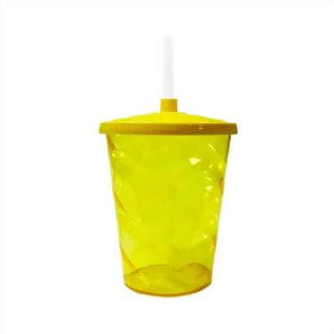 Imagem de Kit 30 Unidades Copo Acrílico Twiste Colorido Para Personalizar Festa Lembrancinha 500ml (Amarelo)