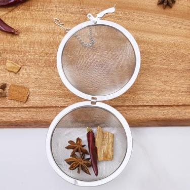 Imagem de 1 bola de infusor de chá de metal – coador de chá para chá de folhas soltas, folhas soltas e mais íngremes