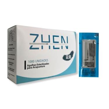 Imagem de Agulha para Acupuntura ZHEN modelo KS - 1000 unidades (0,25x30mm)