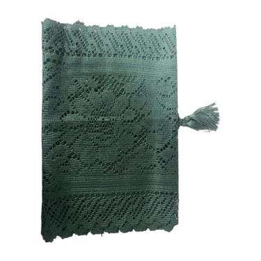 Imagem de IEUDNS Caminho de mesa de renda para decoração natalina, toalha de mesa portátil para festas de fim de ano, capa de para estilo campestre ou festivo.