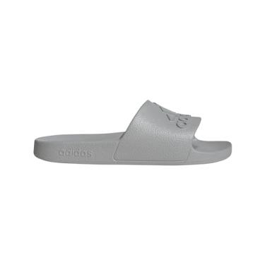 Imagem de adidas Adilette Aqua Slide adulto unissex, Cinza/cinza., 5 Women/4 Men