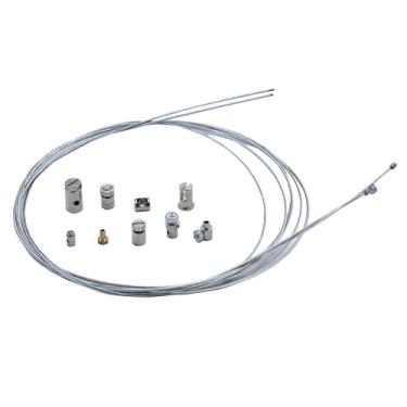 Imagem de YUCHENSHLP Kit de reparo de cabo de freio de embreagem universal de emergência para motocicleta, compatível com Honda Yamaha Kawasaki Suzuki, motocicleta, quadriciclo, motorcross, bicicleta, scooter