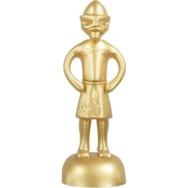 Imagem de Estátua Imagem Odin Mitologia Nórdica - Versão 4 (Cor Ouro)