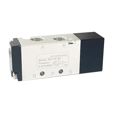 Imagem de Válvula de controle de ar 2 vias 5 posições válvula de controle de inversão pneumática 4A220-08/210-06/320-10 4A420-15(4A120-06)