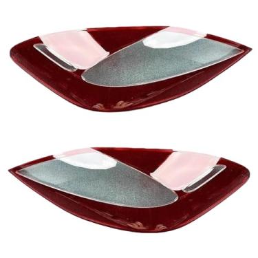 Imagem de compatível com porsche panamera 2010 2011 2012 2013 traseira luz traseira escudo substituição luzes de freio lente luz traseira vidro escudo capa(Left and Right)