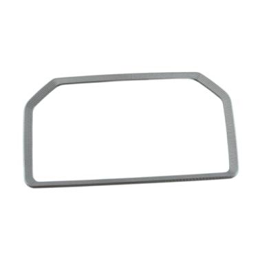 Imagem de FJMQHU Moldura do painel do velocímetro da motocicleta, substitui a tampa decorativa painel de acessórios da motocicleta para Xmax300, Titânio