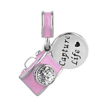 Imagem de Pingente De Pérola Em Forma De Borboleta Rosa Pentagrama Lotus S925 Pr