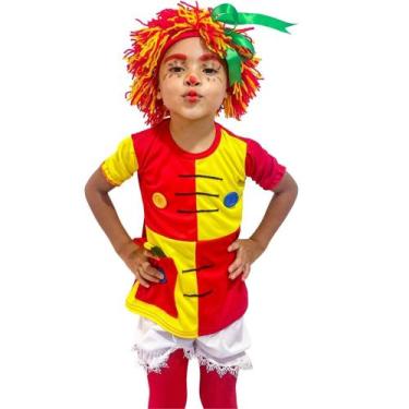 Imagem de Fantasia Emília Infantil C/ Peruca - JUJU MAGAZINE FANTASIAS, 12 ANOS