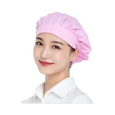 Imagem de Touca De Chef Ajustável Unissex Para Catering, Cozinha, Serviço De Ali