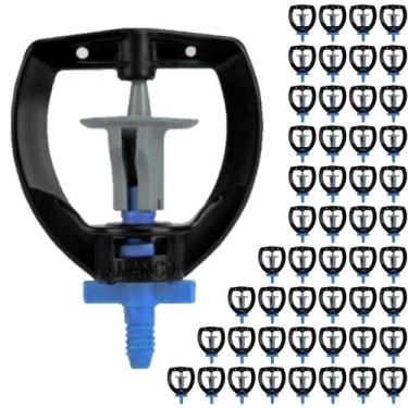 Imagem de Kit 50 Microaspersor Bailarina MF2 160 LPH  Irrigação Eficiente e Econ