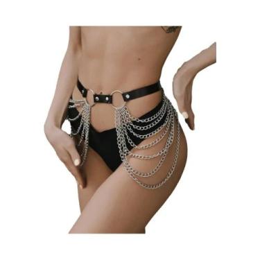 Imagem de Cinto De Corpo Ajustável De Moda Gótica Para Mulheres, Corset Suspendo