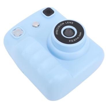 Imagem de Tbest Câmera de Impressão Instantânea, Tela de 2,4 Polegadas, Reprodução de MP3, Câmera de Impressão Portátil, Bateria de 1300mAh, Suporta Cartão de Memória de (BLUE)