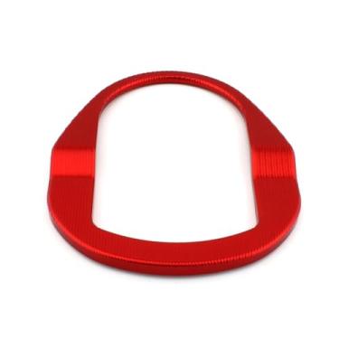 Imagem de KiBcsLic Tampa de Substituição Da Fechadura Da Chave de Ignição, Tampa Decorativa Da Fechadura Elétrica Da Porta para Xmax300, Vermelho