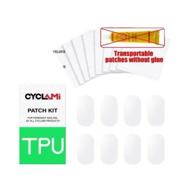 Imagem de Kit De Reparo De Câmara De Ar Para Bicicleta Com 8 Peças, Material TPU