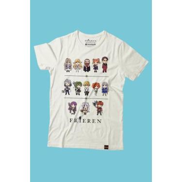 Imagem de Camiseta Frieren Personagens - Piticas, G1, Off white, Unissex