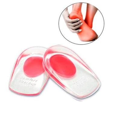 Imagem de Calcanheira De Gel Adesivo Para Conforto Dos Pés 2 Unidades - Comfort 