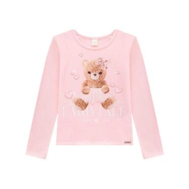 Imagem de Blusa Infantil Em Cotton Ursinha Ref 62904-Feminino