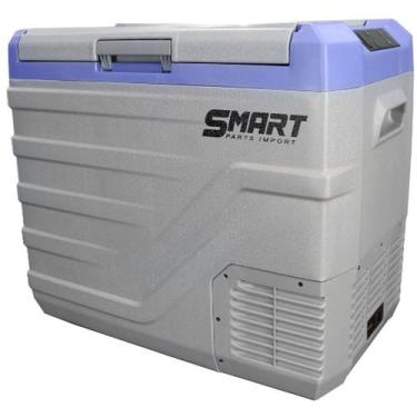 Imagem de Geladeira Portátil 01 Porta 50 Litros Cinza Smart Import Barco Camping