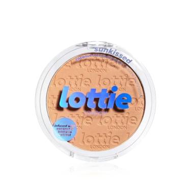 Imagem de Lottie London Sunkissed Bronzer in Sunburst, infundido com extrato de bambu e vitamina E, este bronzeador que ama a pele adiciona um bronze quente para um acabamento definido