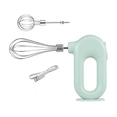 Imagem de Batedor de cozinha 1 conjunto de batedeira de ovos ecológica de alta velocidade portátil liquidificador de farinha de alimentos para cozinha doméstica assar bolo batedor de ovos para cozinhar (cor