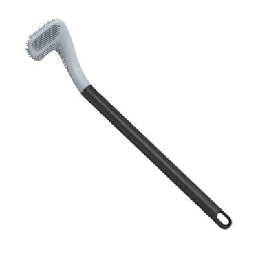 Imagem de Escova de vaso sanitário de longo | Escova de vaso sanitário de golfe com longo - esfregão doméstico flexível, ferramenta de secagem rápida para banheiro, trailer, casa, hotel