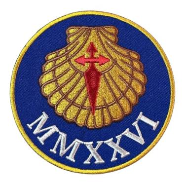 Imagem de Camino de Santiago 2026 Patch (3,5 polegadas) Emblema bordado ferro/costurado emblema Buen Camino lembrança de viagem