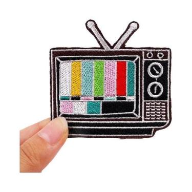 Imagem de Patches Bordados Termocolantes De Música Rock, Desenho Animado, Câmera